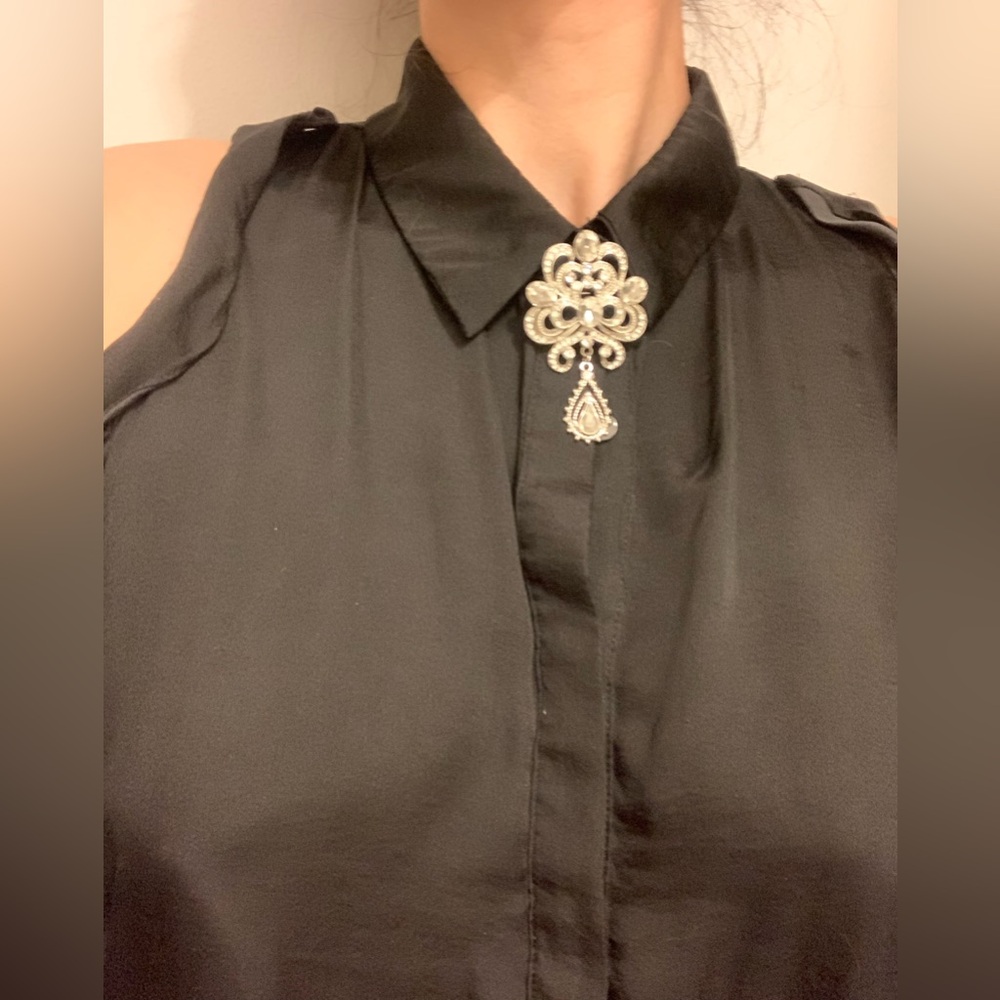 Button Front Blouse - Picture 13 of 14
